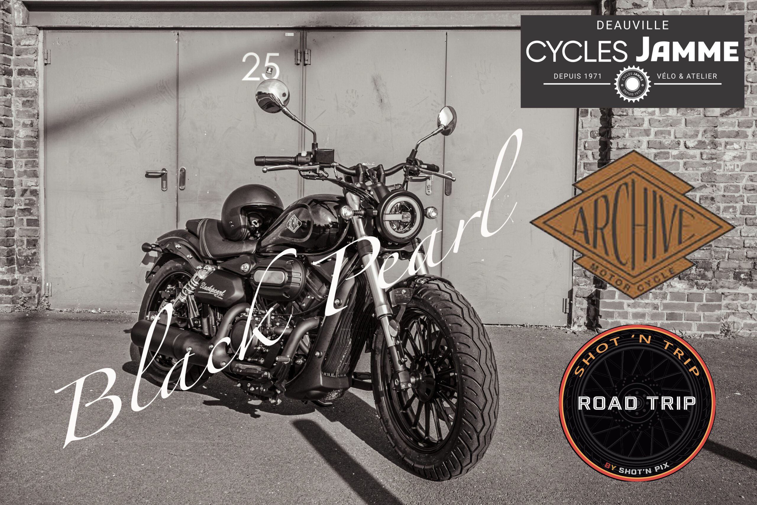 Presentation moto 125 Archive Black Pearl